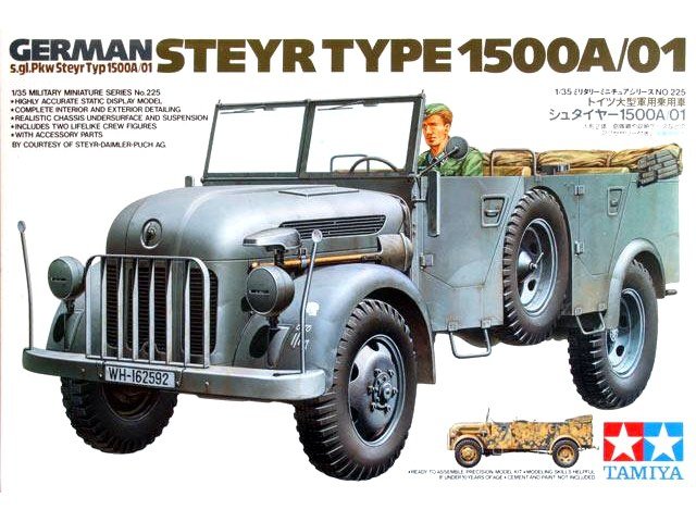 Tamiya 35225 Steyr allemand Type 1500A/01 (1/35)