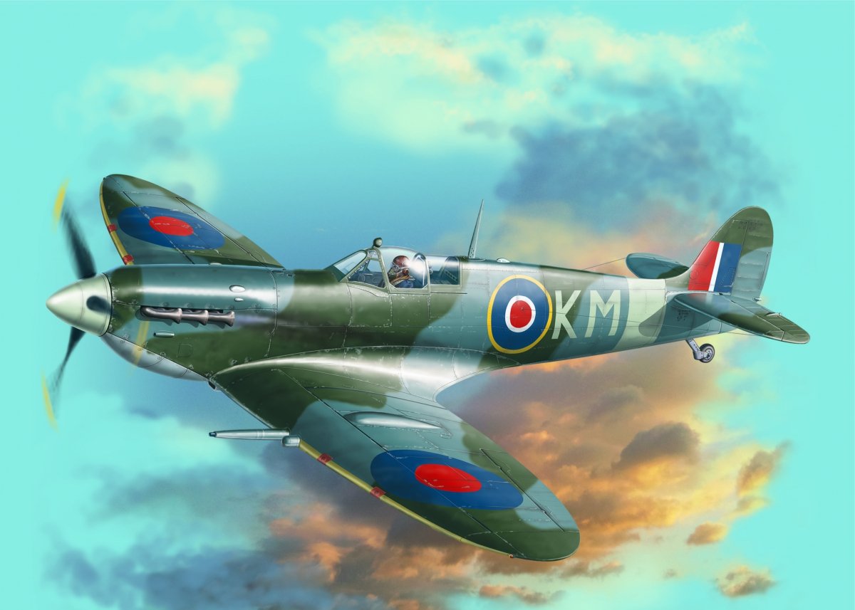 Kovozavody Prostejov KPM0124 Spitfire Mk.Vc Allied Fighters 1/72 – Bild 2