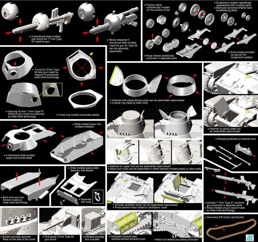 Dragon 6777 IJA Type 95 Ha-Go Hokuman Version 1/35 – imagen 3
