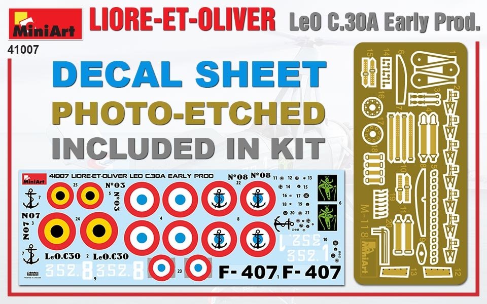 MiniArt 41007 LIORE-ET-OLIVER LeO C.30A Early Prod 1/35 – Bild 2