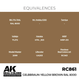 AK Interactive RC861 Gelbraun-Yellow Brown RAL 8000 17 ml – image 3