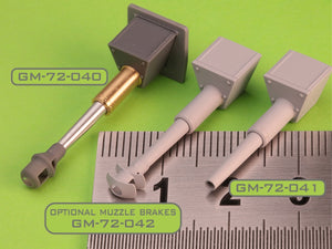 Master GM-72-040 Sturmhaubitze 42 - 10,5 cm StuH 42 L/28 - lufa działa wraz z żywicznym hamulcem wylotowym i osłoną jarzma 1/72 – Bild 4