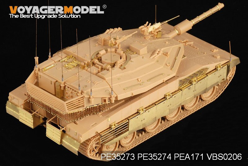 Jupes latérales pour char de combat principal Merkava Mk.IV moderne (Voyager Model PE35274, pour ACADEMY 13213) à l&amp;#39;échelle 1/35 – image 4