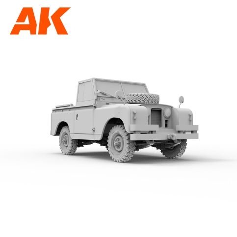 AK Interactive AK35012 LAND ROVER 88 SERIES IIA ROVER 8 1/35 – immagine 10