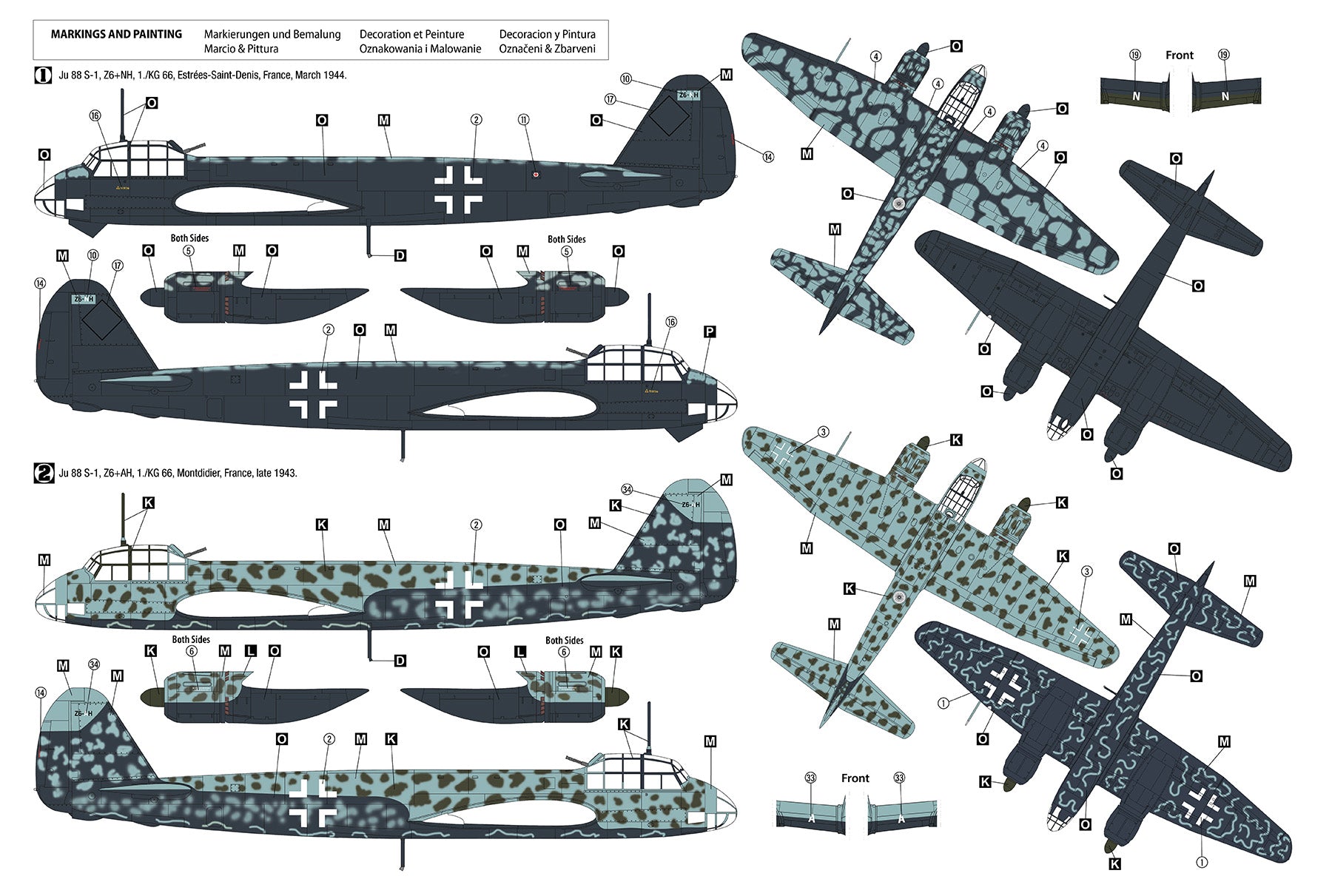 Hobby 2000 72088 Junkers Ju 88 S-1 1/72 – imagen 2