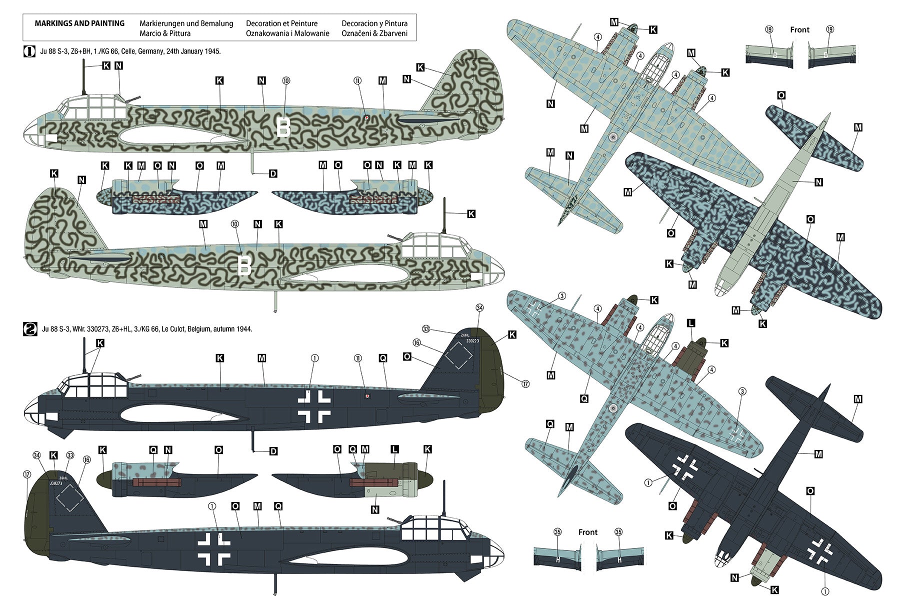Hobby 2000 72089 Junkers Ju 88 S-3 1/72 – imagen 2
