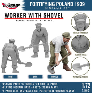 Mirage 721001 Fortifying Poland 1939 - Diorama Set 1/72 – zdjęcie 12