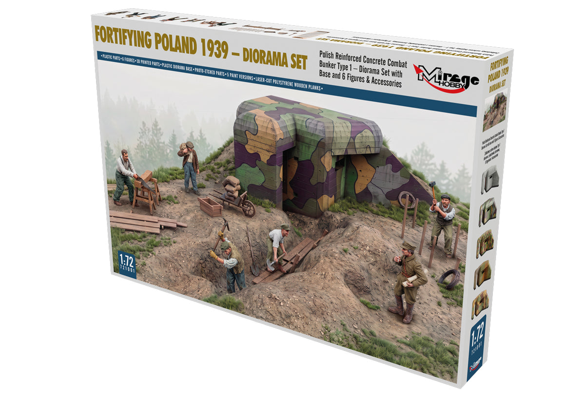 Mirage 721001 Fortifying Poland 1939 - Diorama Set 1/72 – zdjęcie 6