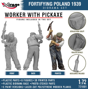 Mirage 721001 Fortifying Poland 1939 - Diorama Set 1/72 – zdjęcie 8