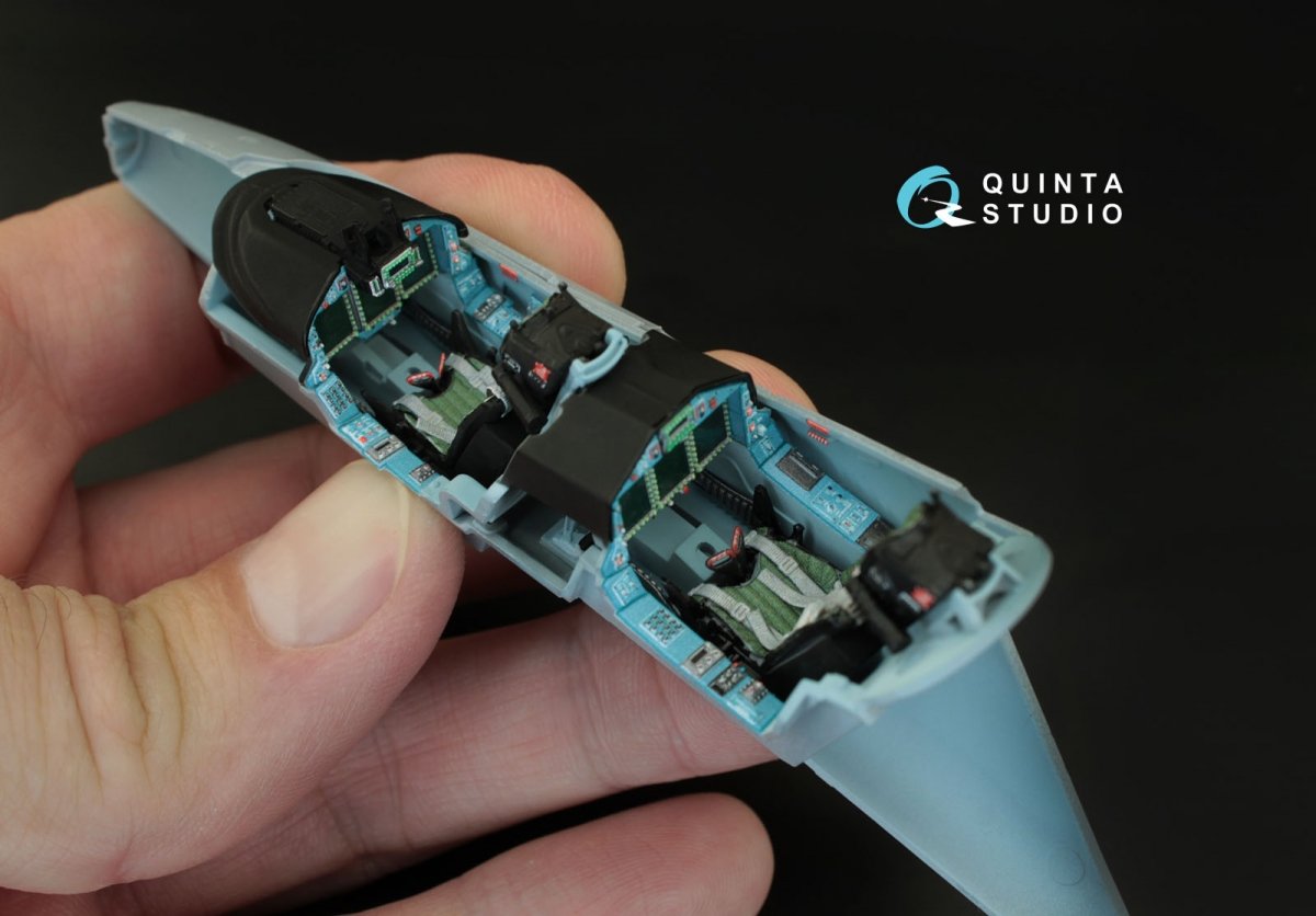 Quinta Studio QD48007 Yak-130 3D-Printed &amp;amp; coloured Interior on decal paper (for Zvezda kits) 1/48 – immagine 8