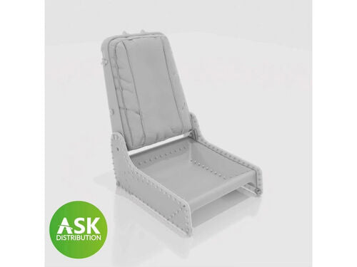 Art Scale Kit A32024 Messerschmitt P.1101 Seat (Me 262) Type excl. Seat Belts - 3D Print for Das Werk Kit 1/32
