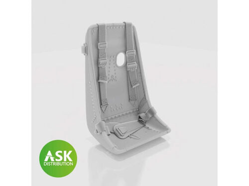 Art Scale Kit A32026 Messerschmitt P.1101 Seat (Me 163 Type) with Seat Belts - 3D Print for Das Werk Kit 1/32