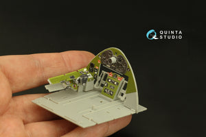 Quinta Studio QD32189 F6F-3E/N Hellcat 3D-Printed coloured Interior on decal paper (Trumpeter) 1/32 – Bild 10