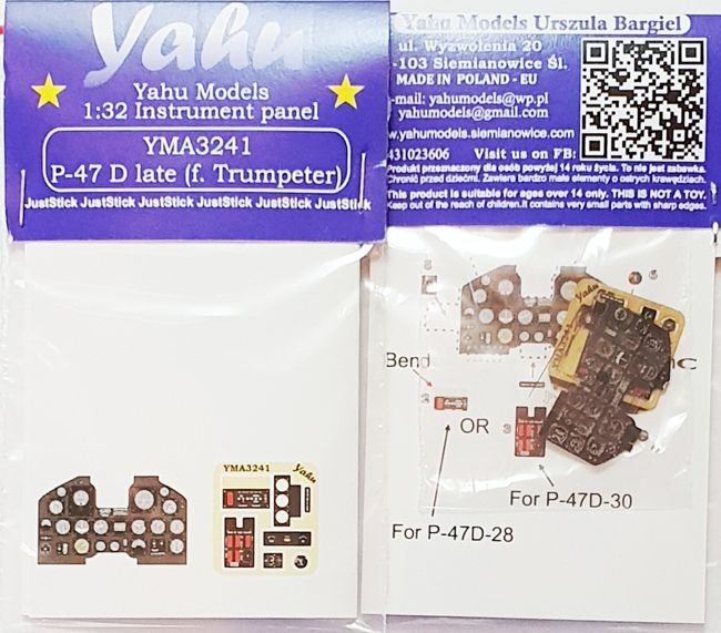 Yahu YMA3241 P-47 Trumpeter tardif (1/32)
