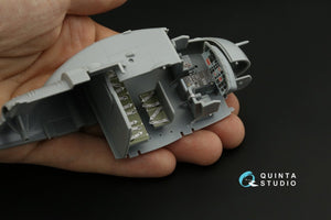 Intérieur imprimé en 3D et coloré sur papier décalcomanie Quinta Studio QD48286 UH-1C (HobbyBoss) 1/48 – image 10