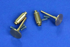 RB Model 35A11 Railroad flat buffer set contains two buffers 1/35 – immagine 2
