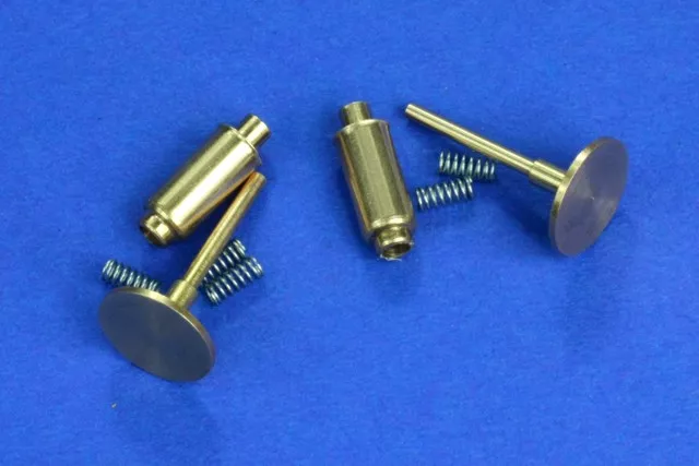 RB Model 35A11 Railroad flat buffer set contains two buffers 1/35 – immagine 2