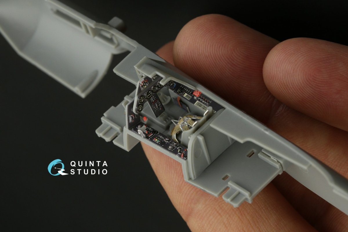 Quinta Studio QD48296 FW 190D-9 3D-Printed &amp;amp; coloured Interior on decal paper (HobbyBoss) 1/48 – immagine 8