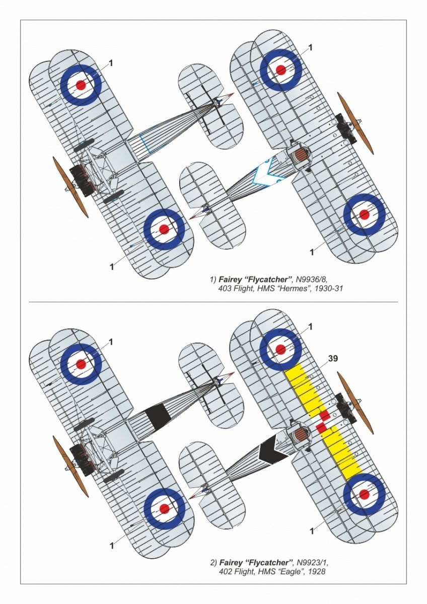 Armory Models 48001 Fairey Flycatcher British interwar FAA Fighter, early version, w/ Jaguar-III engine 1/48 – immagine 25