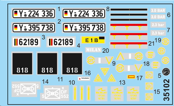 ACE 35102 Volkswagen Iltis wit AT Mission Kit MILAN 1/35 – immagine 10