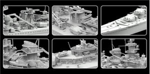 Flyhawk FH1149S German Battleship Gneisenau (Deluxe Edition) 1940 1/700 – imagen 3