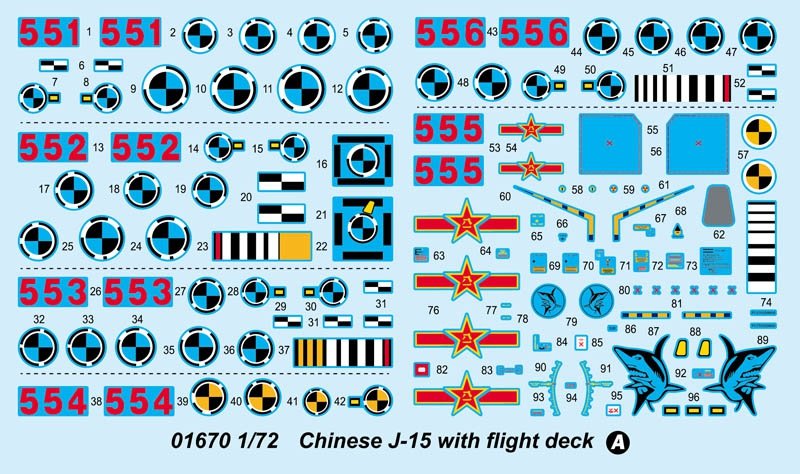 Trumpeter 01670 Chinese J-15 with flight deck 1/72 – Bild 4