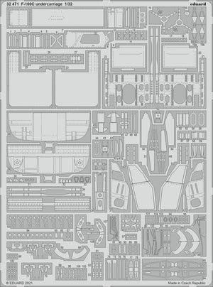 Eduard BIG33137 F-100C PART II TRUMPETER 1/32 – immagine 3