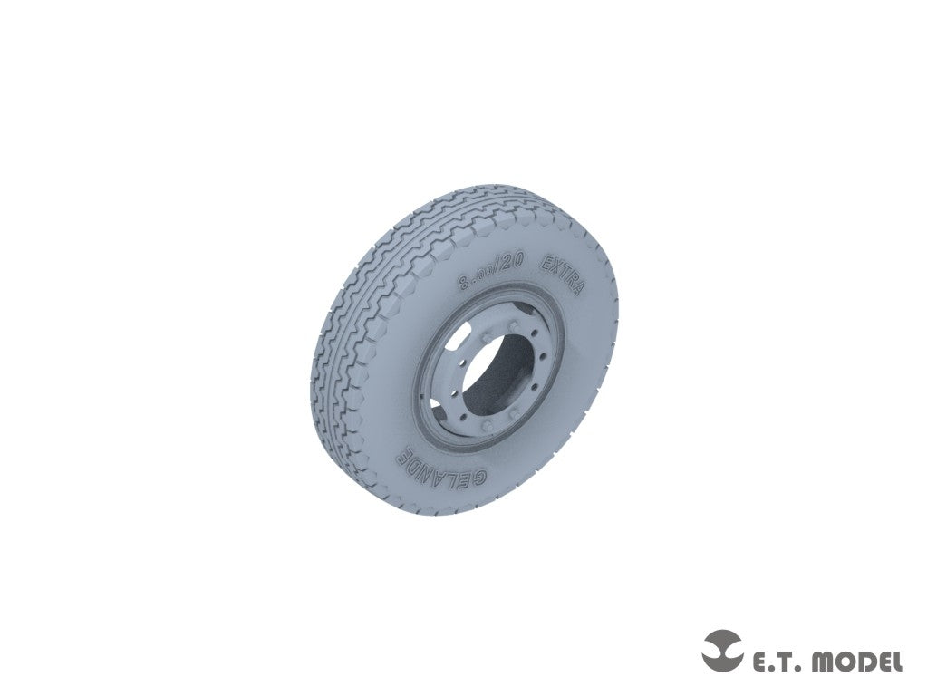 E.T. Model P35-109 WWII German Sd.Kfz.234 Spare Wheel 1/35 – immagine 2