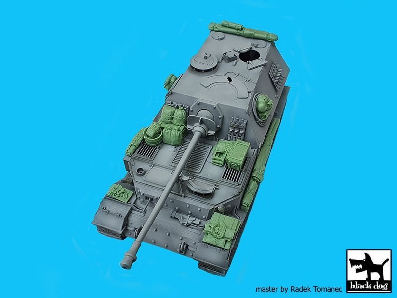 Black Dog T35227 German tank Elefant Sd.Kfz 184 accessories set 1/35 – Bild 2
