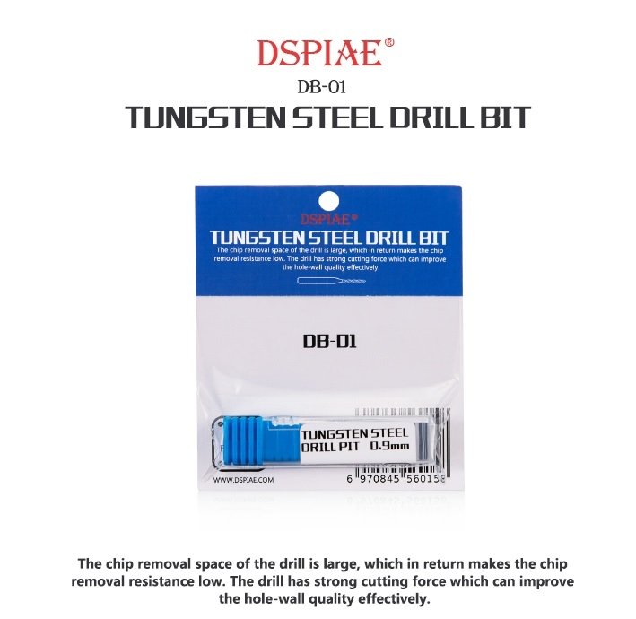 DSPIAE DB-01 3.0mm Tungsten Steel Drill Bit / Wiertło ze stali wolframowej