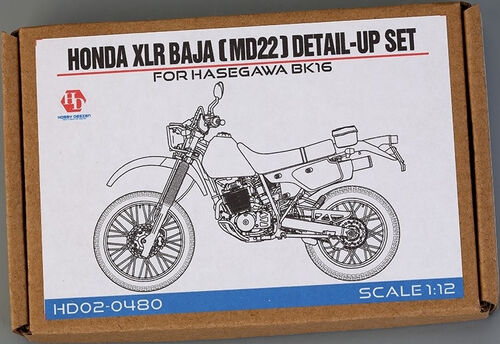 Hobby design HD02-0480 Honda XLR Baja (MD22) - Detail-Up Set for Hasegawa 1/12