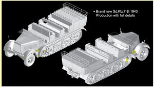 Dragon 6794 Sd.Kfz.7 8t Typ HL m 11 1943 Production 1/35 – immagine 2