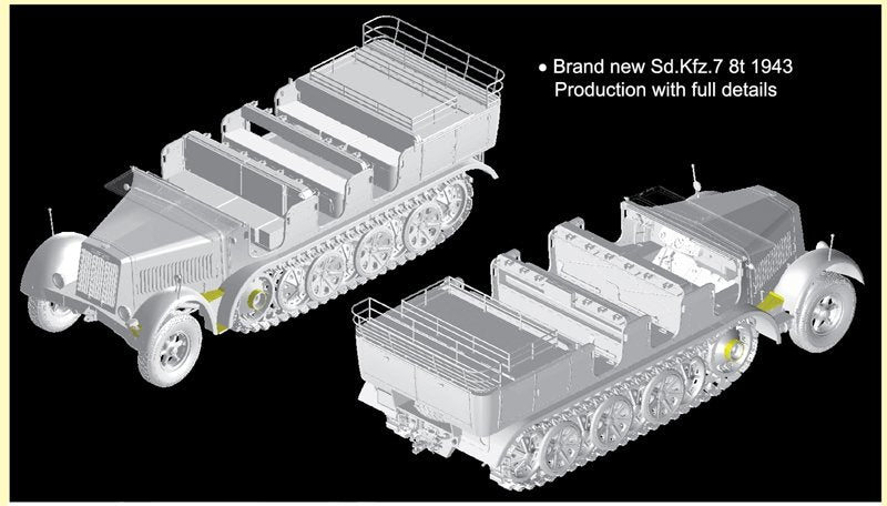 Dragon 6794 Sd.Kfz.7 8t Typ HL m 11 1943 Production 1/35 – immagine 2