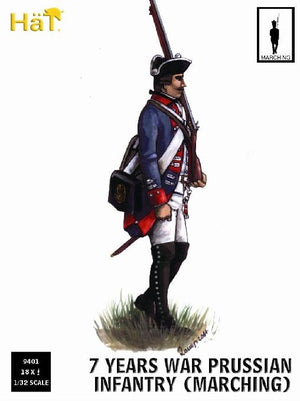 Hat 9401 7 Years War Prussian infantry (marching) 1/32