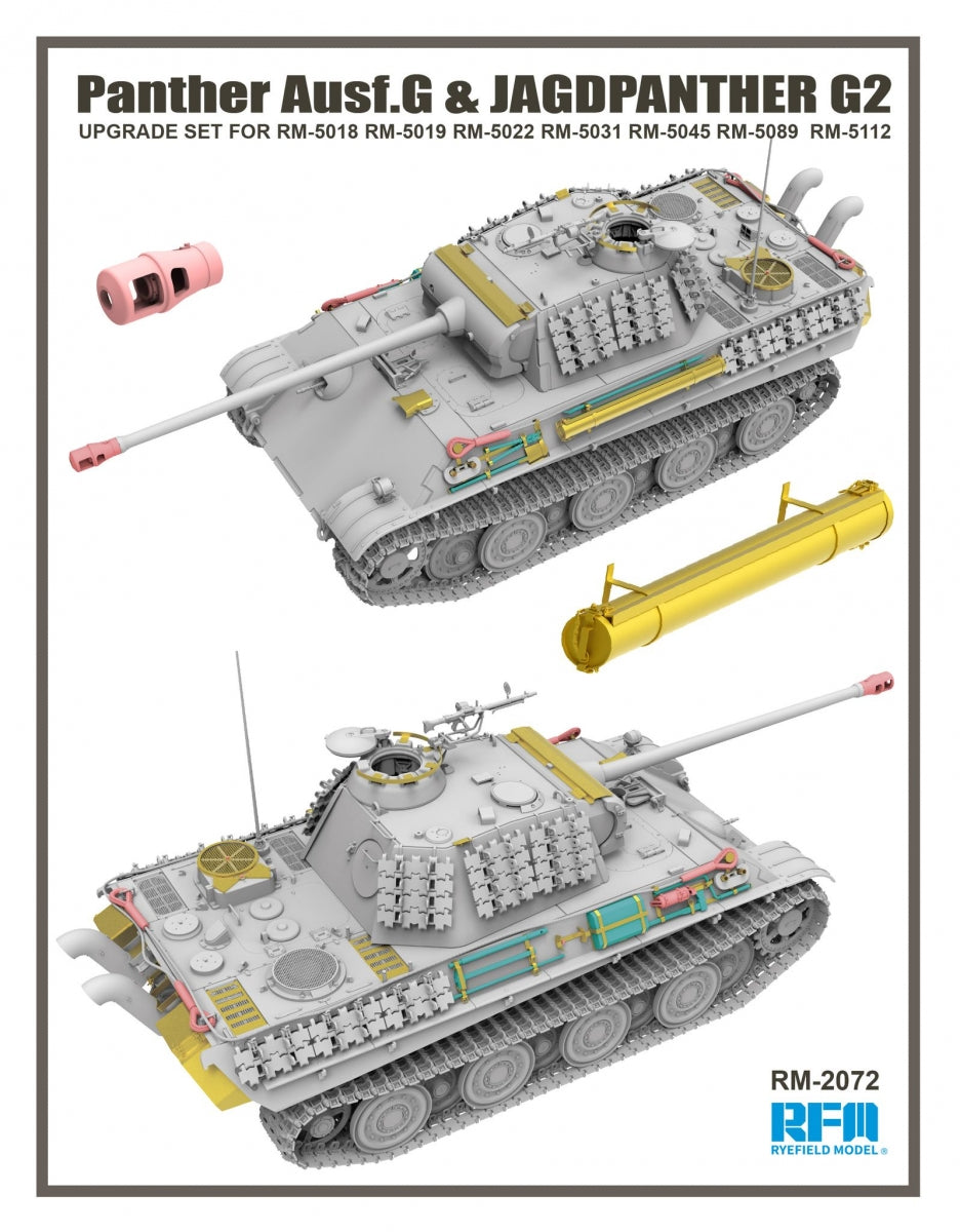 Rye Field Model 2072 Panther Ausf.G UPGRADE SET 1/35 – immagine 2