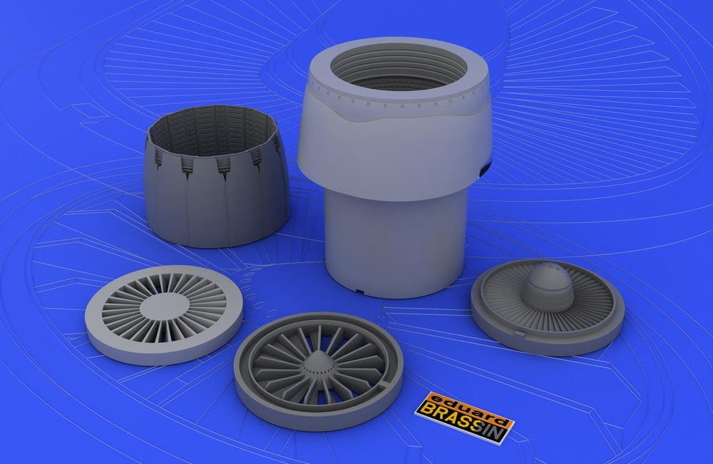 Eduard 648020 F-16CJ Block 50 engine 1/48 (Tamiya) – immagine 2