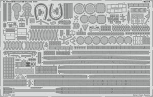 Eduard 53294 USS Missouri BB-63 part 3 HOBBY BOSS 1/350