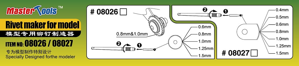 Trumpeter 08026 Rivet maker for model 1 – imagen 4