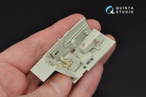 Intérieur imprimé en 3D et coloré sur papier décalcomanie Quinta Studio QD32029 Bf 109G-6 (pour maquette Revell) 1/32 – image 9