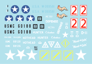 Star Decals 35-C1222 M3, M3A1, M3A1 Satan and M5A1 Stuart. US Marine Corps 1/35 – zdjęcie 2