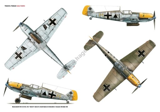 Kagero 7134 Messerchmitt Bf 109 E E-1/E-3/E-4/E-7 models EN/PL – image 2