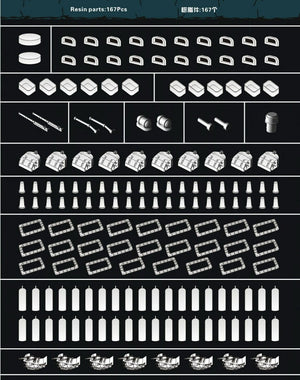 Flyhawk FH350125 USS Alabama BB-60 (for Trumpeter 05307) 1/350 – imagen 4