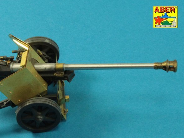 Aber 35L-045N German 75mm Barrel for Pak40 - middle model 1/35 – immagine 10