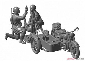 Zvezda 3651 Soviet Motorcycle M-72 with Mortar 1/35 – immagine 7