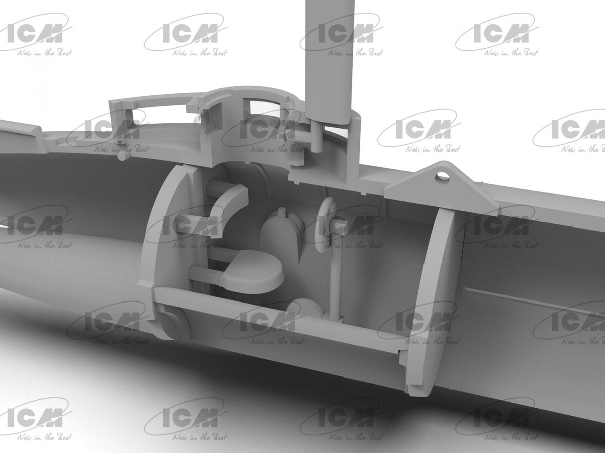 ICM S019 Sous-marin de poche allemand de type « Molch » (Seconde Guerre mondiale) à l&amp;#39;échelle 1/72 – image 3