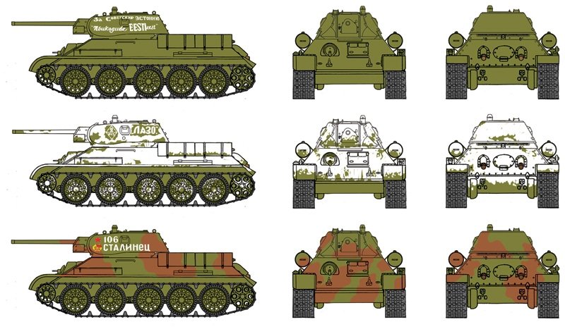 Italeri 7523 T34/76 m42 FAST ASSEMBLY 1/72 – immagine 2