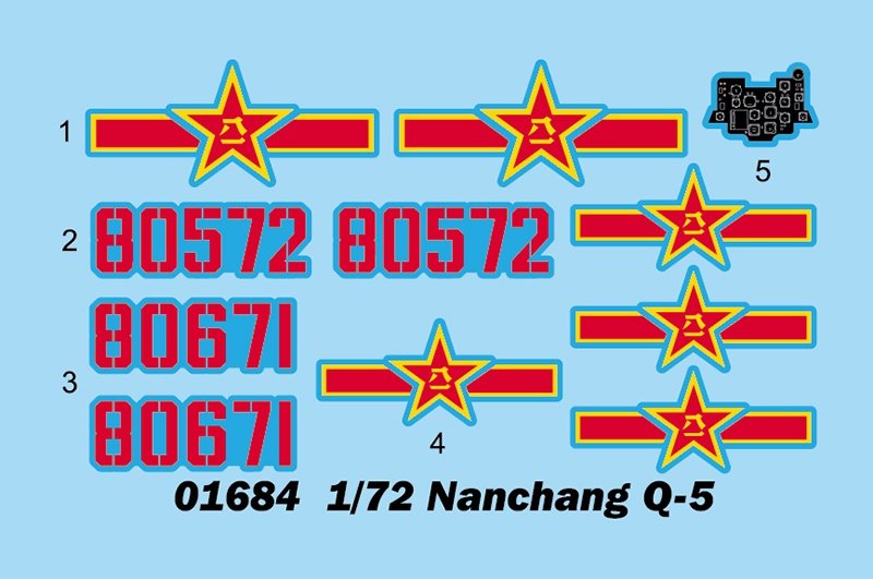 Trumpeter 01684 Nanchang Q-5 Yi 1/72 – imagen 3