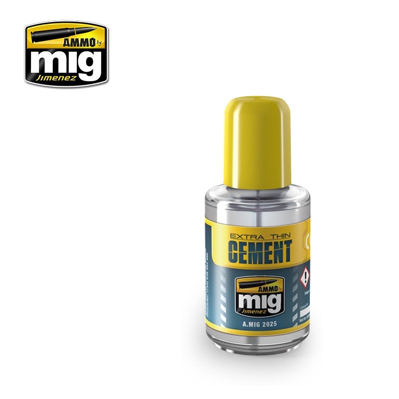 Ciment extra fin AMMO de Mig Jimenez 2025 30 ml