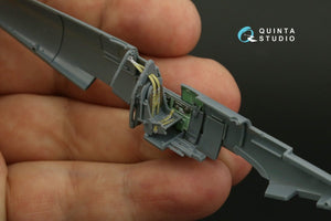 Quinta Studio QD72043 Spitfire Mk.VIII 3D-Printed &amp;amp; coloured Interior on decal paper (Eduard) 1/72 – immagine 9