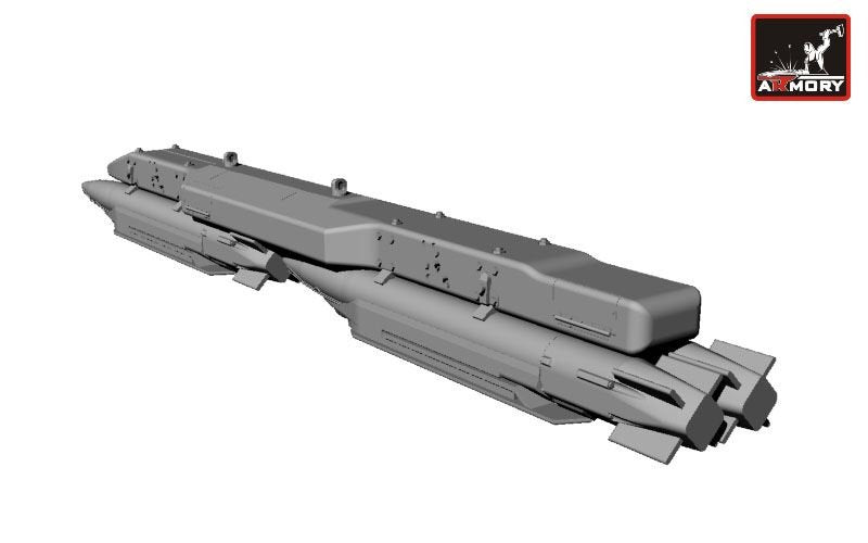 Armory Models ACA7303 GBU-39 SDB w/ BRU-61/A carriage system 1/72 – immagine 5